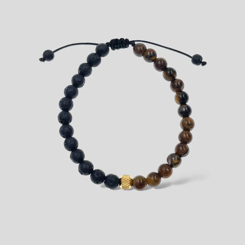 Semplice-Bracciale Scorrevole in Acciaio da Uomo - BAU-739-01