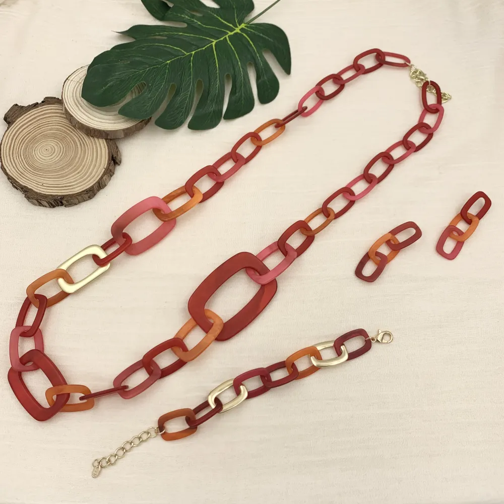 BMR7205-Catena Opaca- Bracciale in Resina - BMM-YSL1637