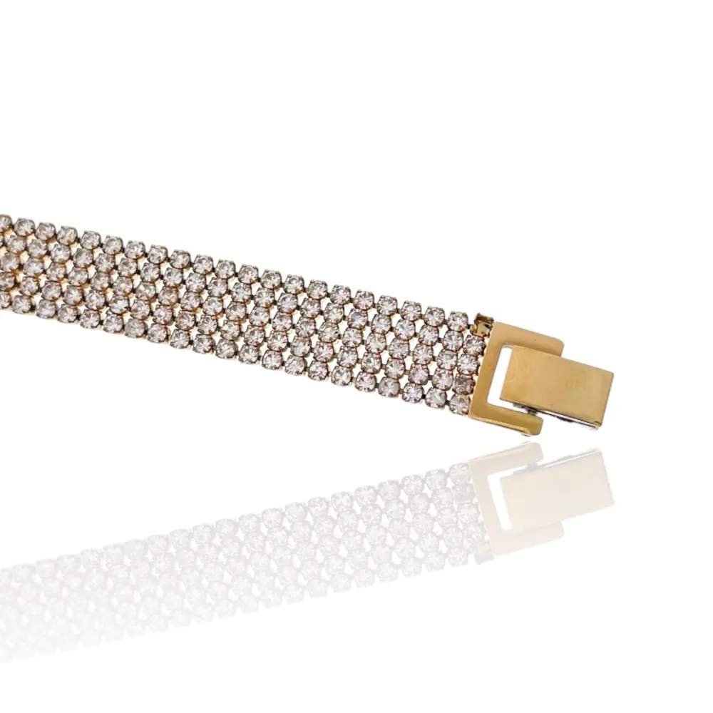 Tennis 2mm Cinque Fili-Bracciale con Cubic Zirconia - BMZ-103-AA2660B 2mm Cinque Fili