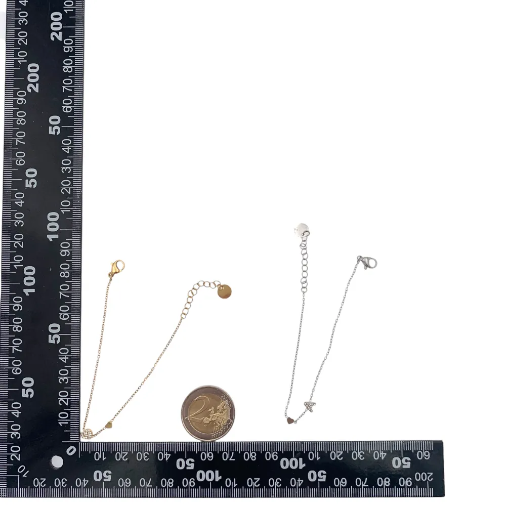 Iniziale Lettera con Zirconia -24pz Bracciali in Acciaio - BPA-103-AA3207B