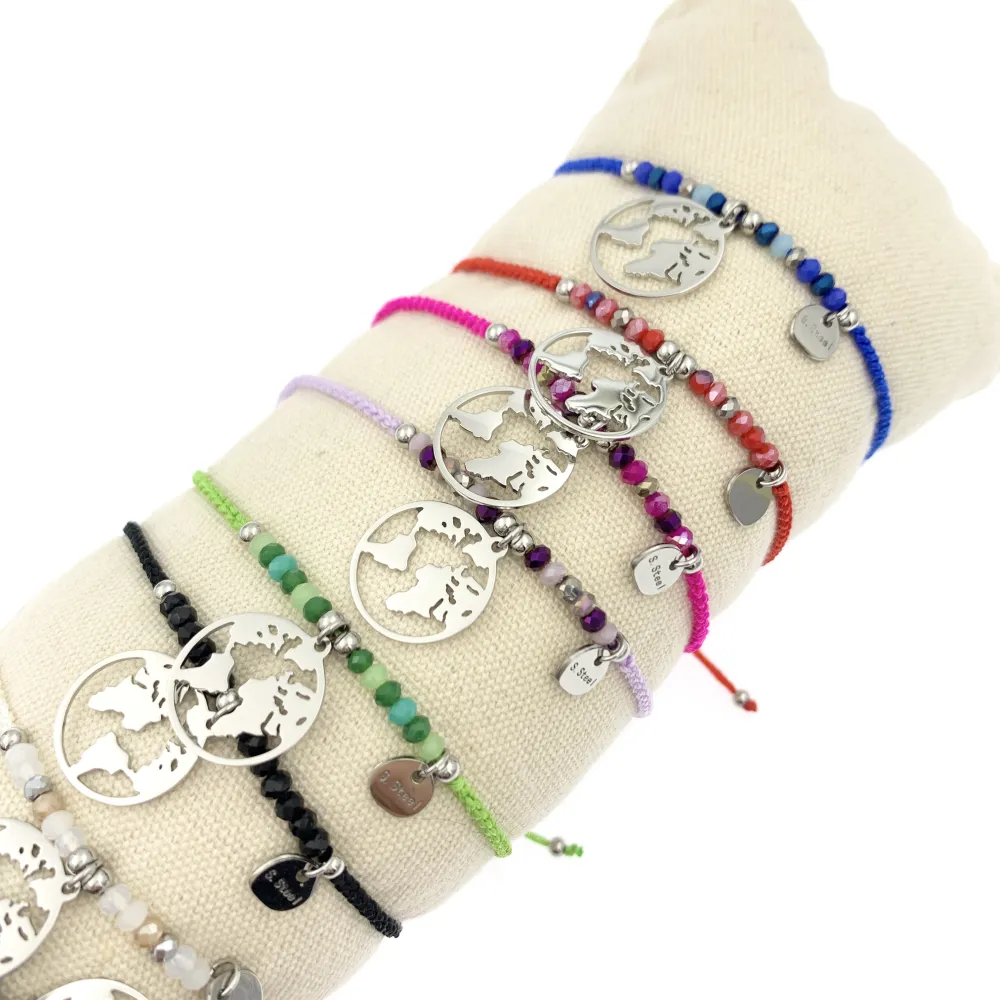 12Pz Bracciali in Acciaio Regolabili + Cuscino in Omaggio - BPA104-649