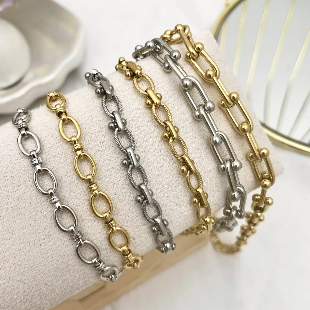 Catena-Collana Corta in Acciaio - CAC-103-AA3418N