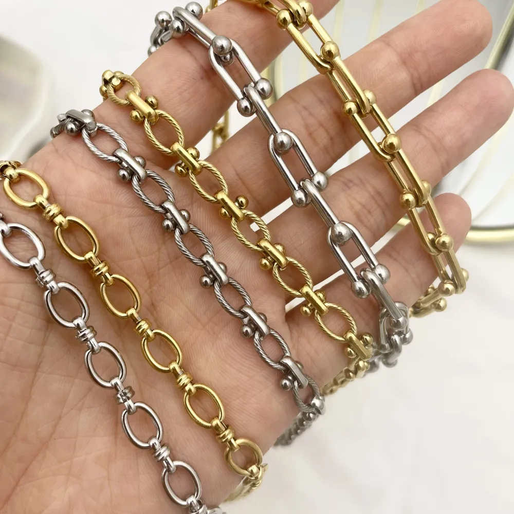 Catena-Collana Corta in Acciaio - CAC-103-AA3564N