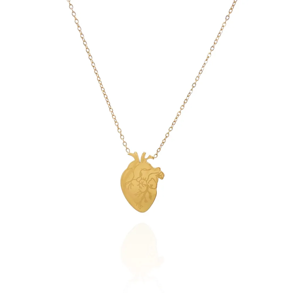 Cuore-Collana Girocollo in Acciaio - CAC-103-AA3808N