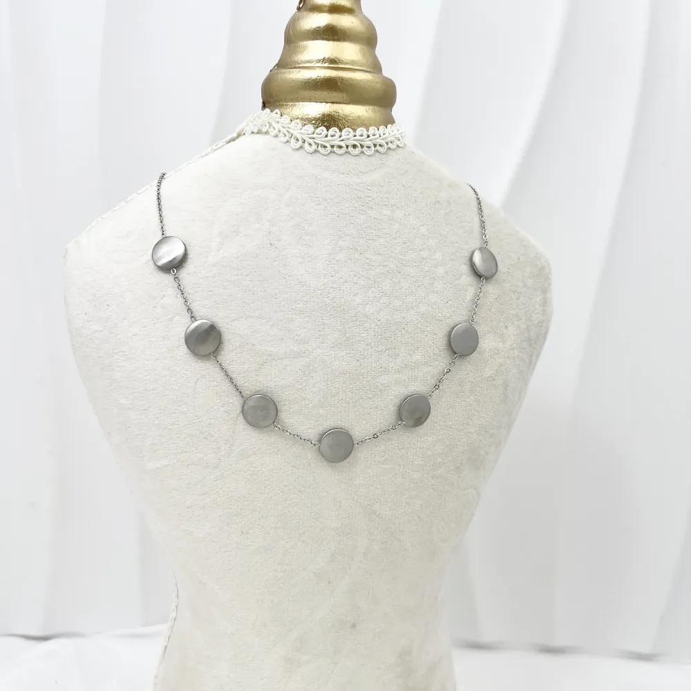 Tondo-Collana Corta in Acciaio - CAC-103-AA4289N