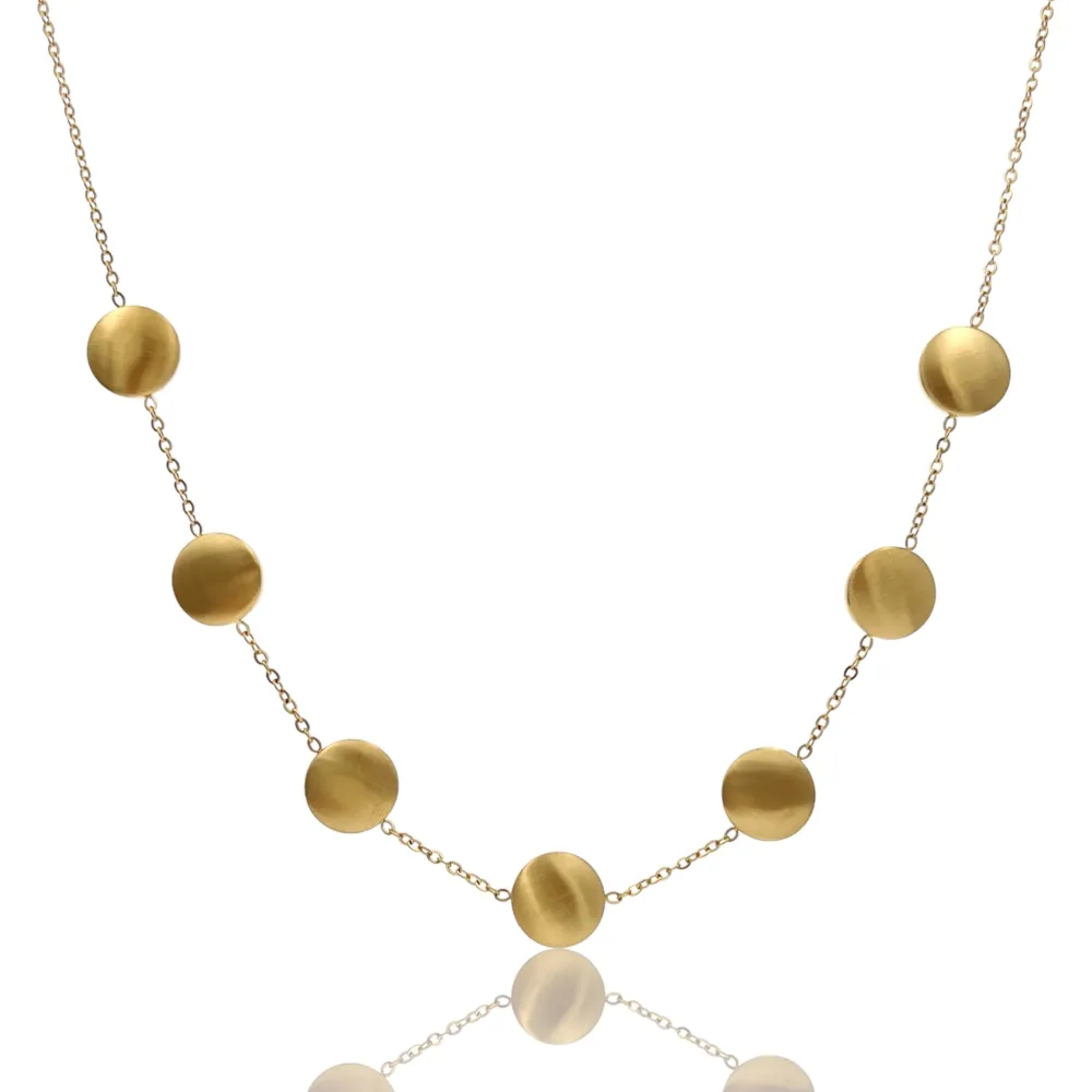 Tondo-Collana Corta in Acciaio - CAC-103-AA4289N