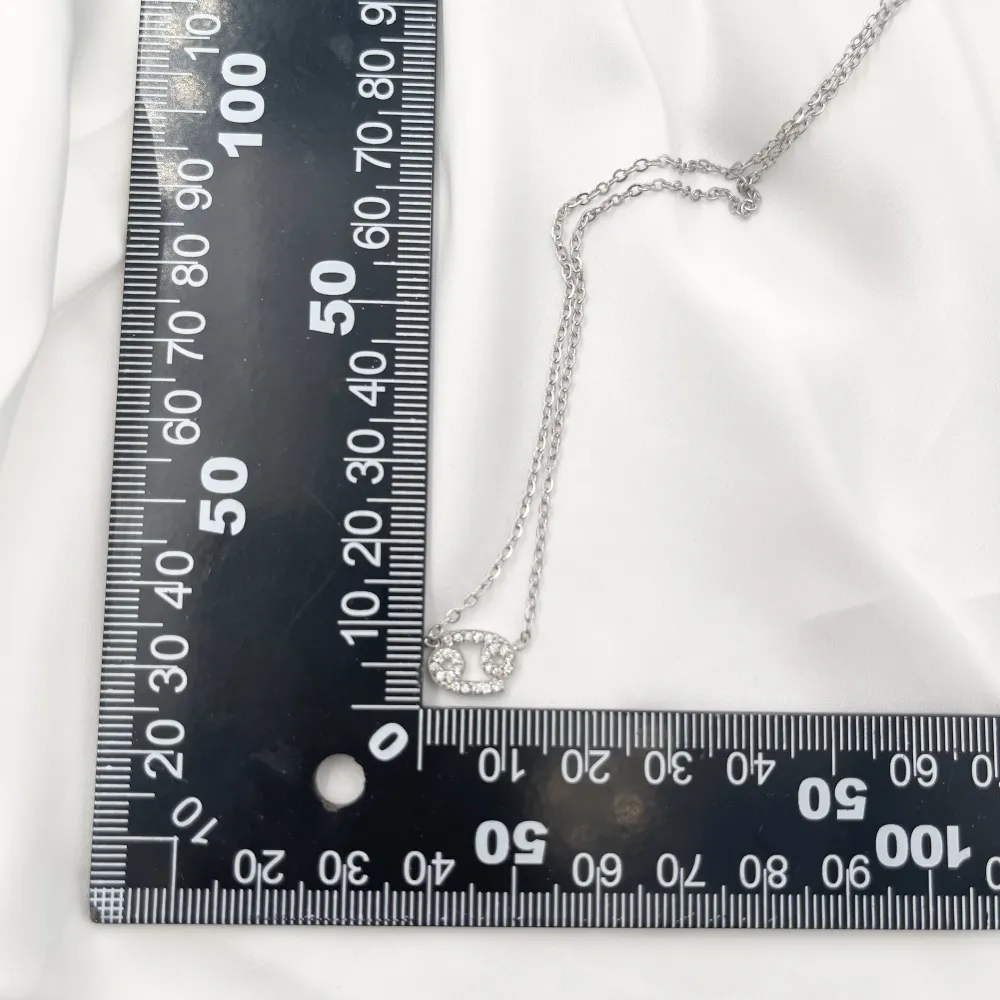 Segni Zodiacali -Collana Corta in Acciaio - CAC-103-AA52N Acciaio