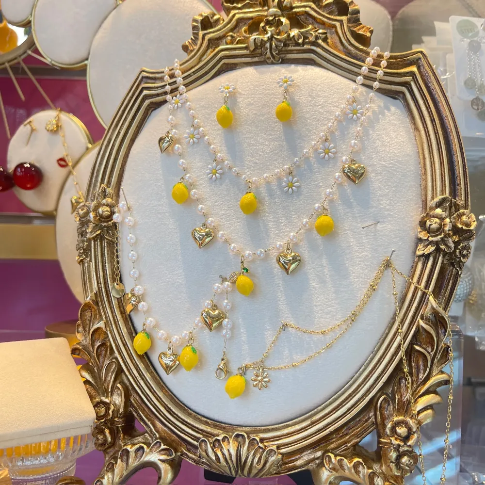 Limone Margherita -Collana Corta in Acciaio - CAC-103-AA5394N