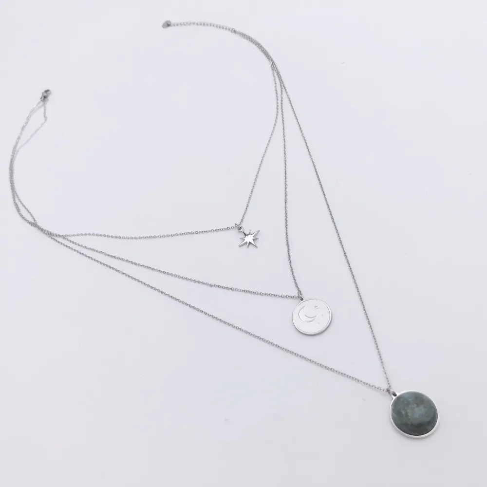 Multifilo collana acciaio - CAC-104-SD-100