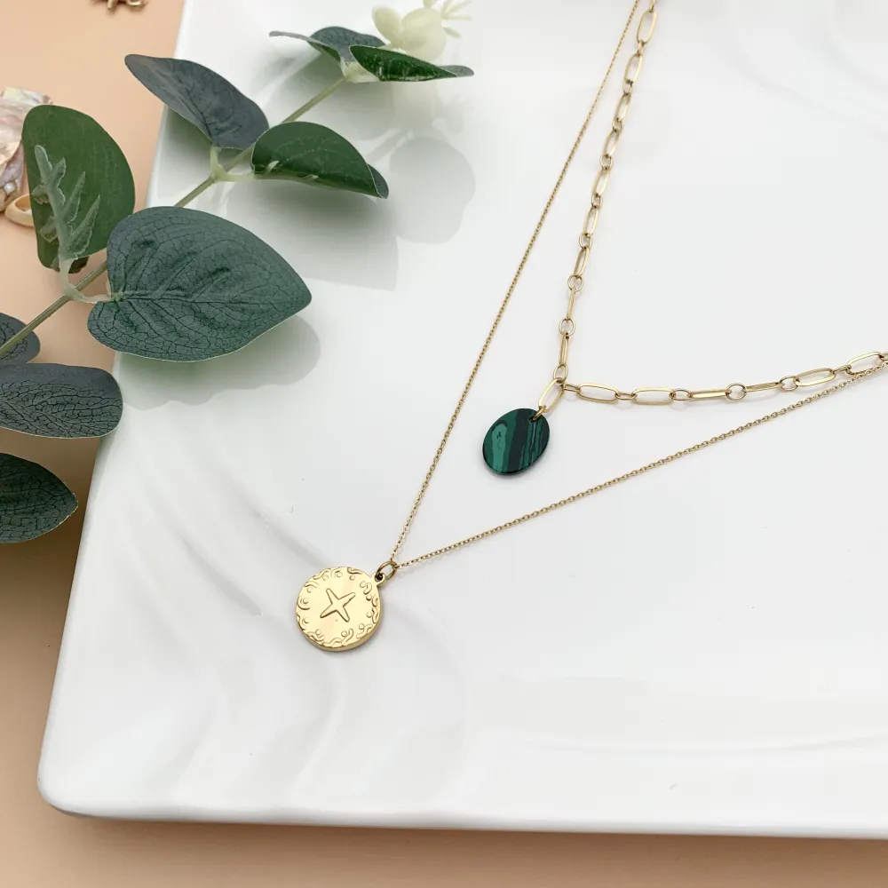 Multifilo collana acciaio - CAC-104-SD-94