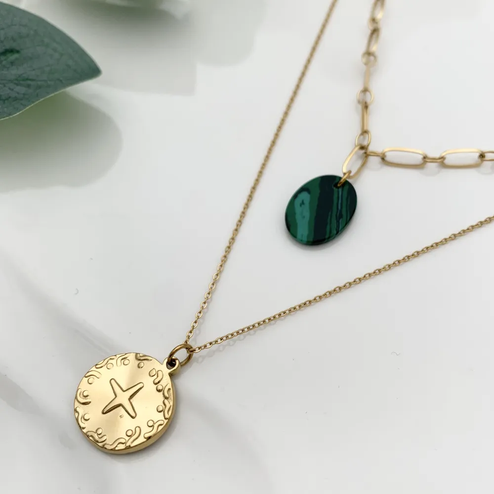 Multifilo collana acciaio - CAC-104-SD-94