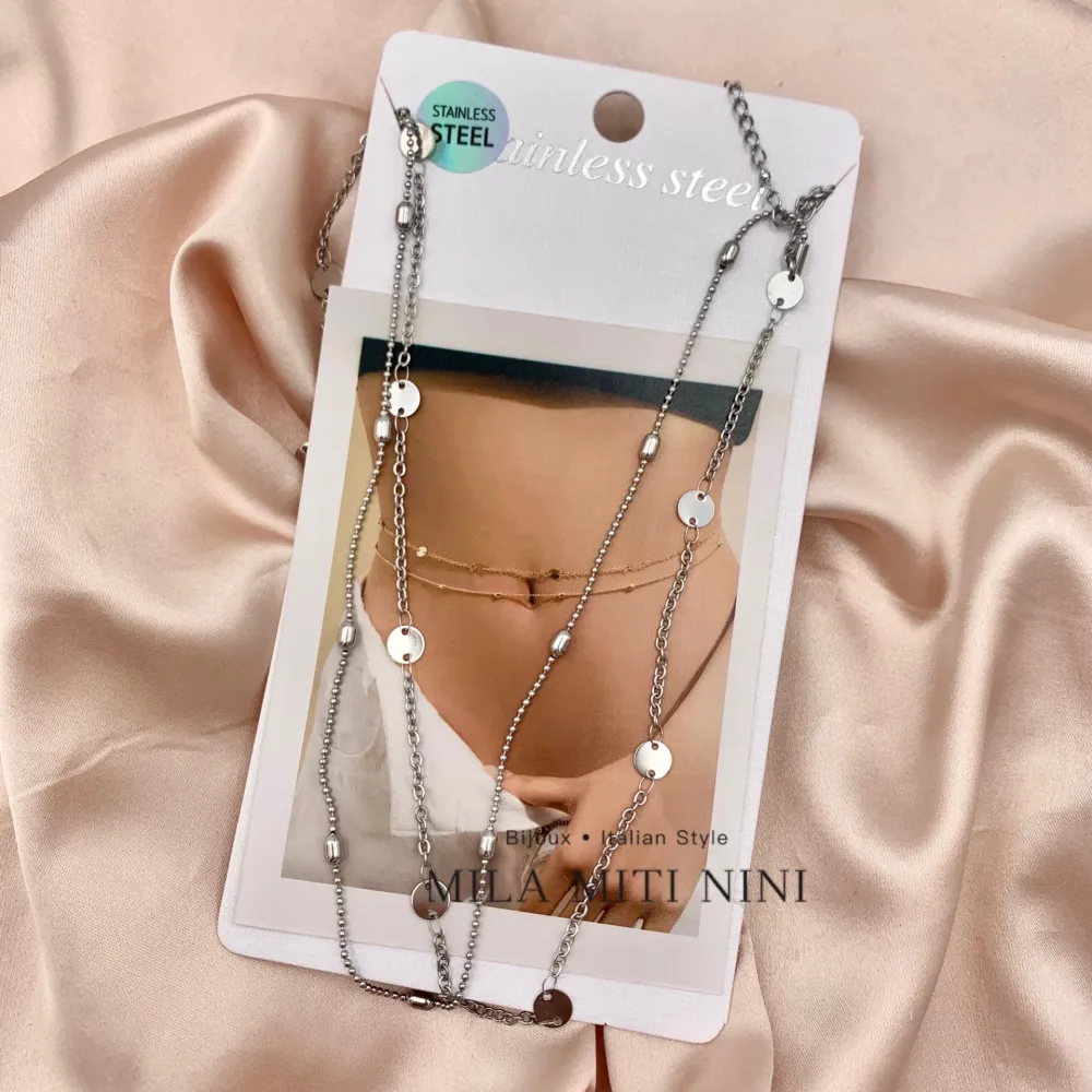 Doppio con Catena-Catena da Vita in Acciaio - CAC-413-015