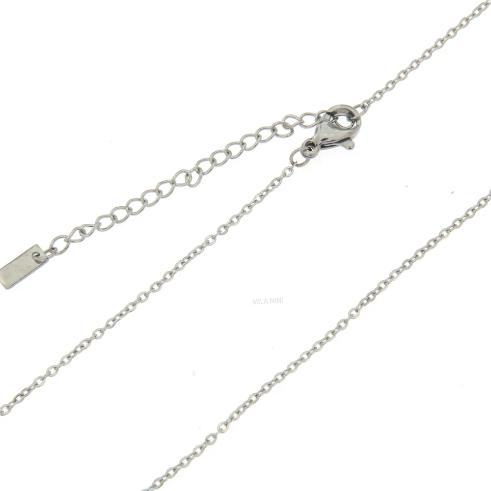 Mondo -Girocollo in Acciaio con Strass - CAC-413-168