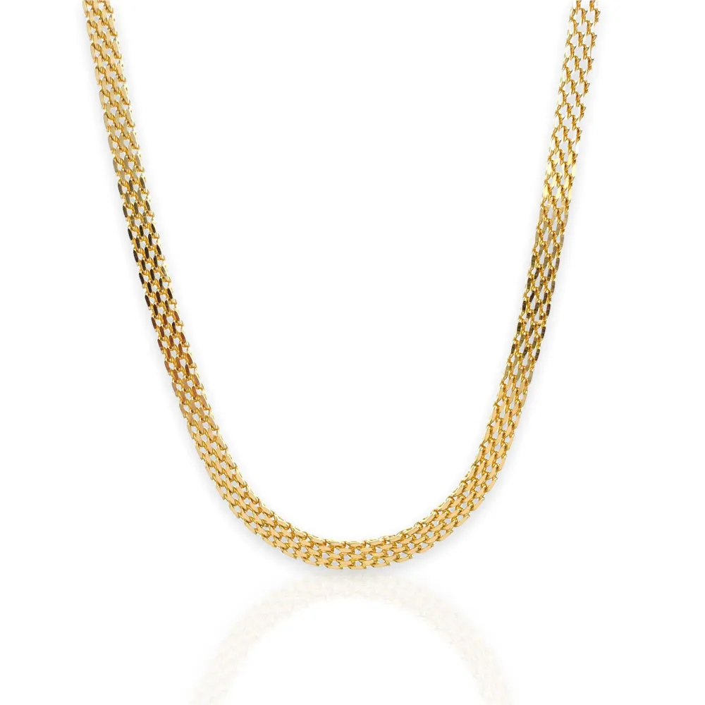 Fascia 6mm -Collana Corta in Acciaio - CAC-413-2002-6mm