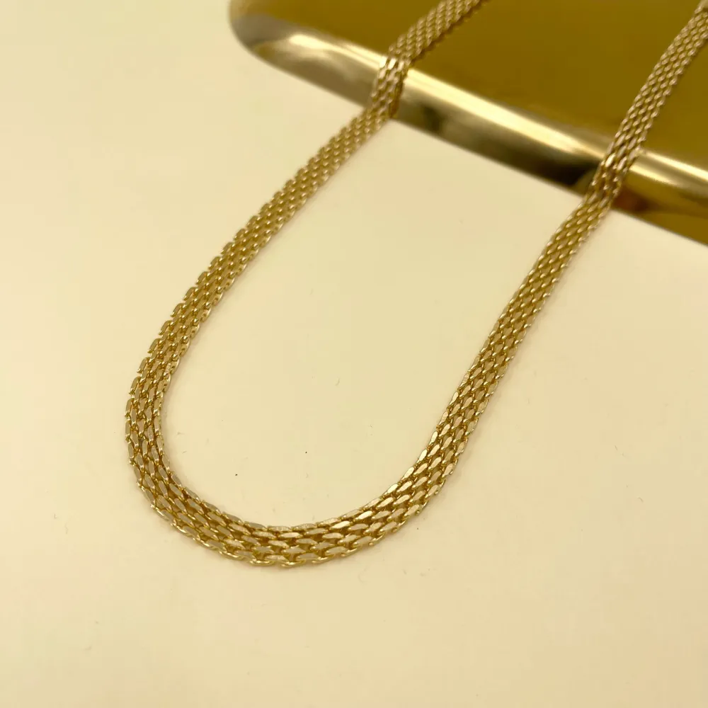 Fascia 6mm -Collana Corta in Acciaio - CAC-413-2002-6mm