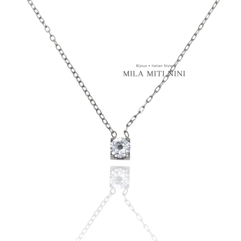 Punto Luce 5mm-Collana Corta in Acciaio - CAC-413-2073