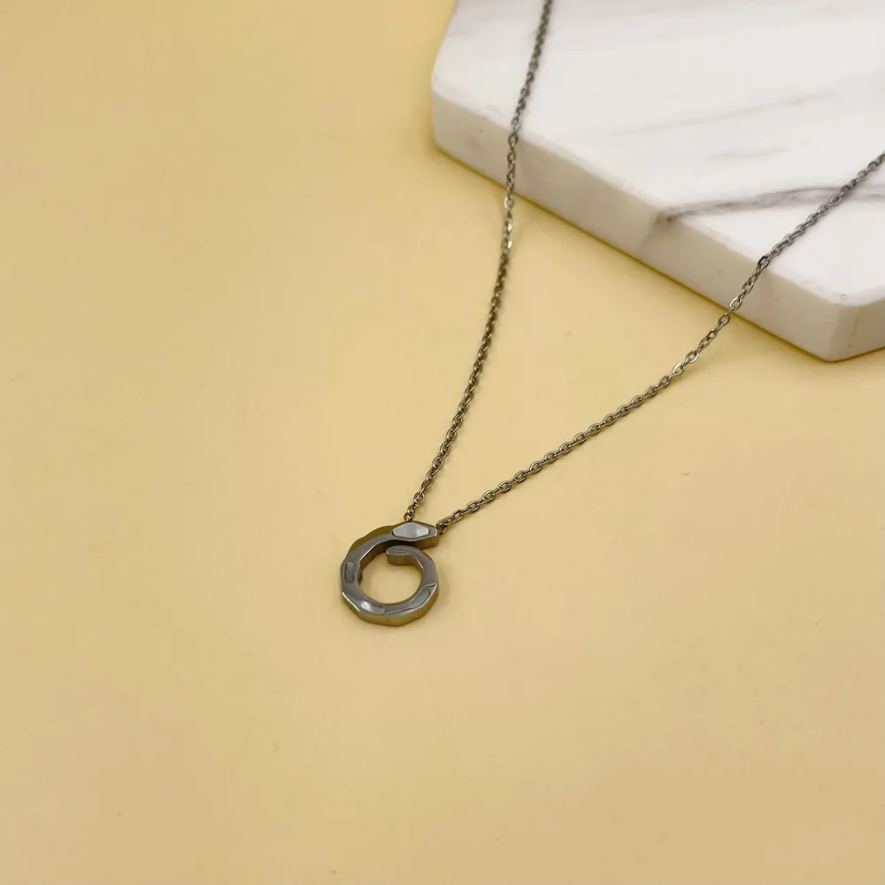 Serpente-Collana Corta in Acciaio - CAC-413-2160