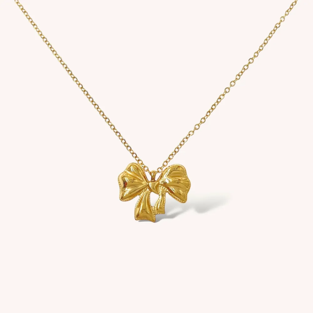 Fiocco-Collana Girocollo in Acciaio - CAC-413-3563