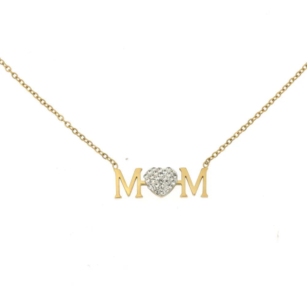 CAC-Mom 5309 - Collana Girocollo in Acciaio - CAC-413-550