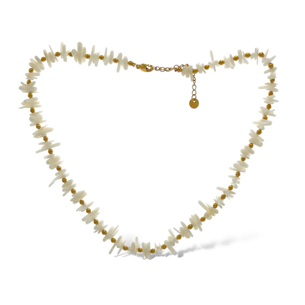 Pietrine -Collana Corta in Acciaio - CAC-735-51