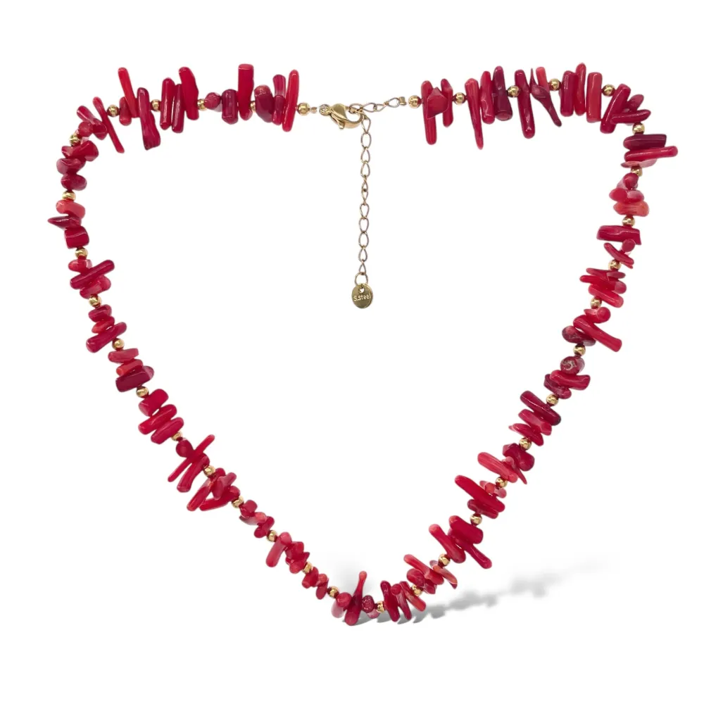 Pietrine -Collana Corta in Acciaio - CAC-735-51