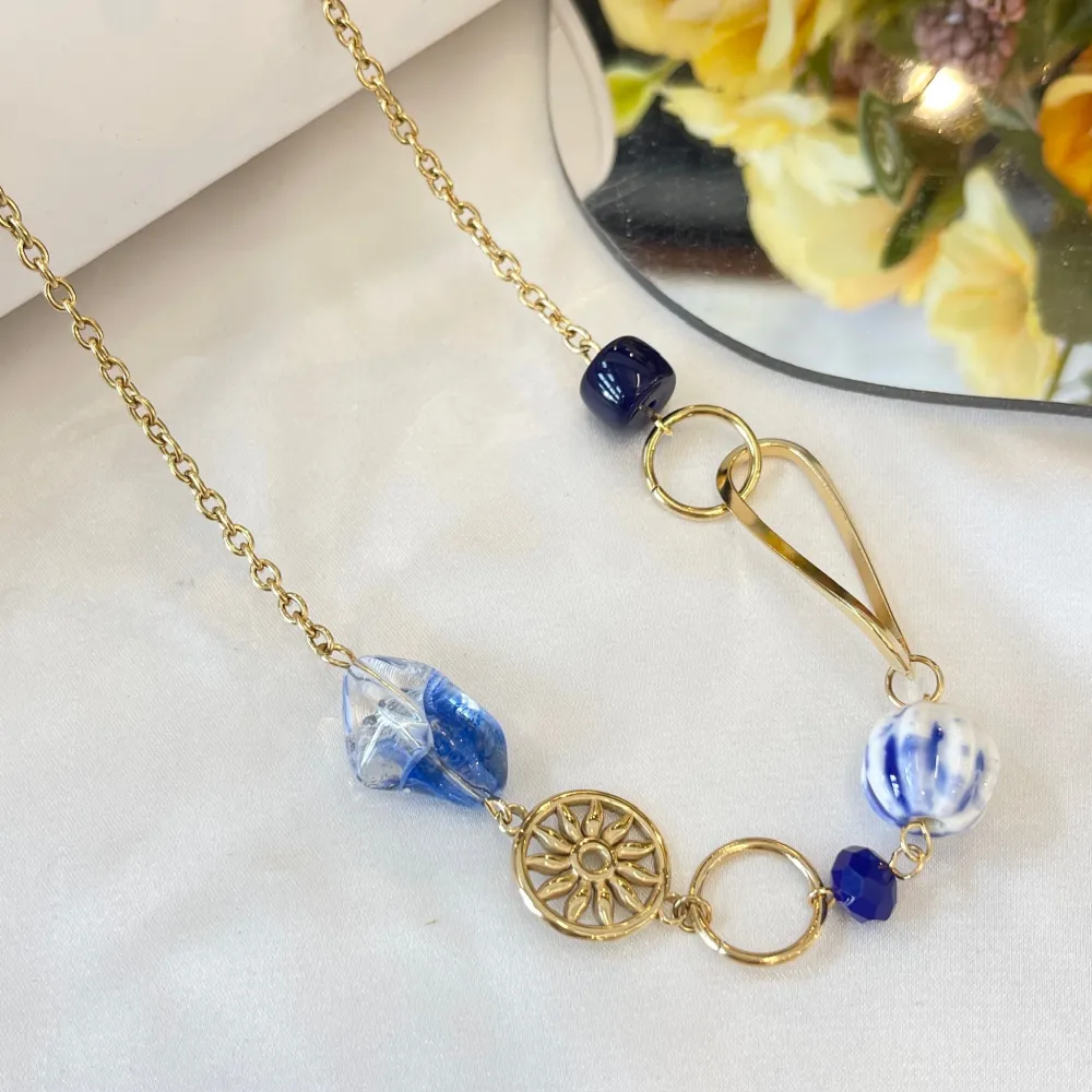 Ovale -Collana Corta in Acciaio - CAC-765-82