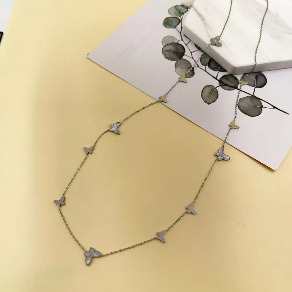 Farfalla-Collana Lunga in Acciaio - CAL-413-2080