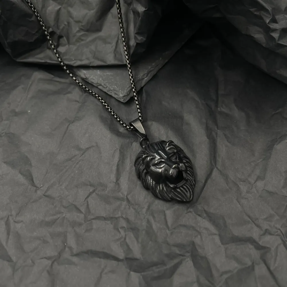 Leone -Collana Lunga in Acciaio da Uomo - CAU-518-147