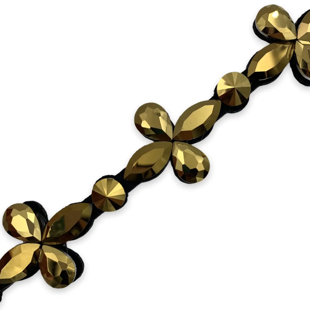 CIN5882-Fiore-Cintura con Pietre Colorate - CIN5882-Fiore-Cintura con Pietre Colorate