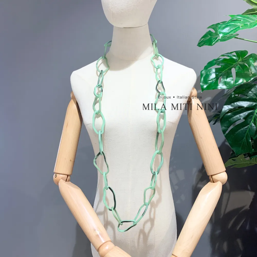 Catena-Collana Lunga in Resina - CML-121-09