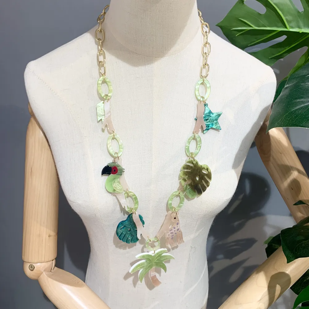 Tropicale  Papagallo -Collana Lunga Moda - CML-15582