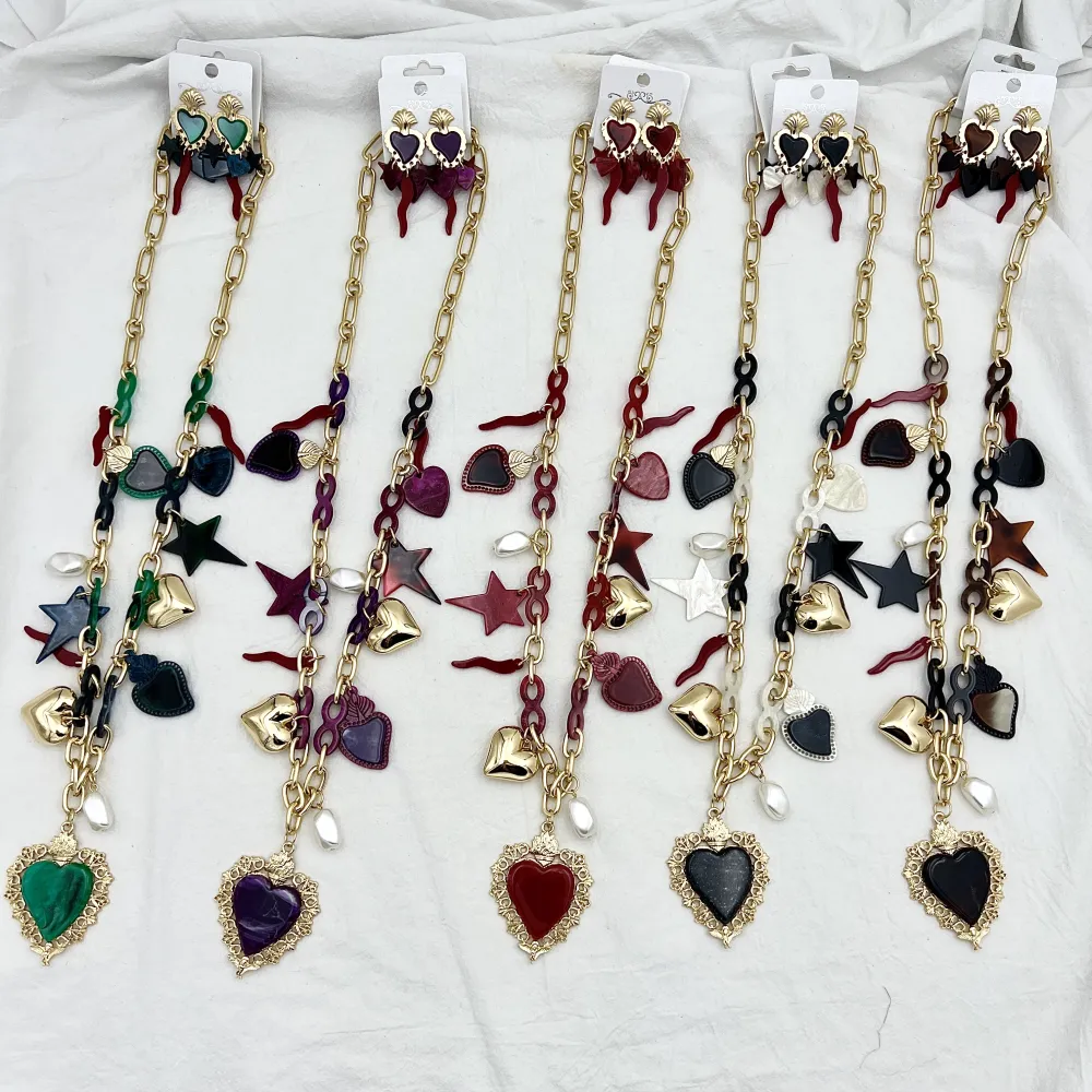 Sacro Cuore Cornino Stella-Collana Lunga Moda - CML-15999-A