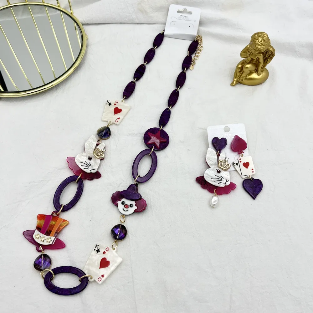 Circo Coniglio Pocker-Collana Lunga Moda - CML-16146-A