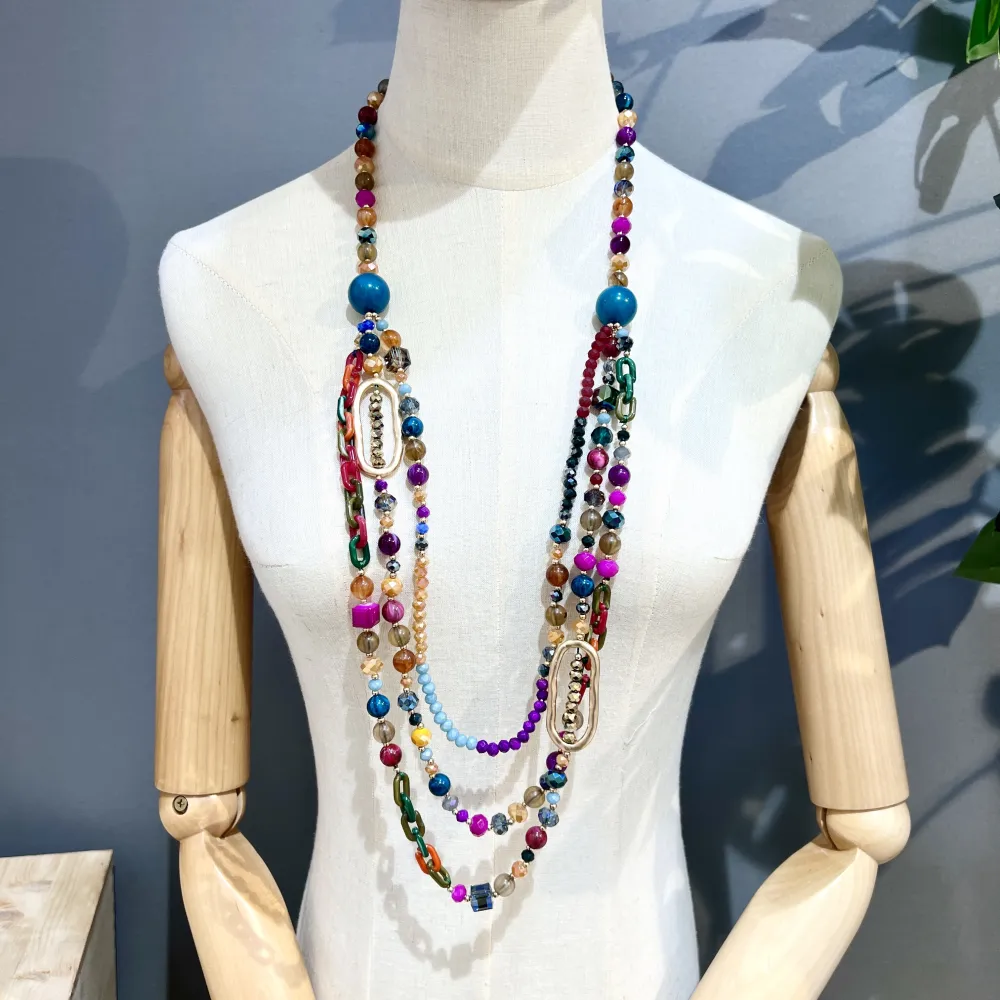 Multifili -Collana Lunga Moda - CML-732-152