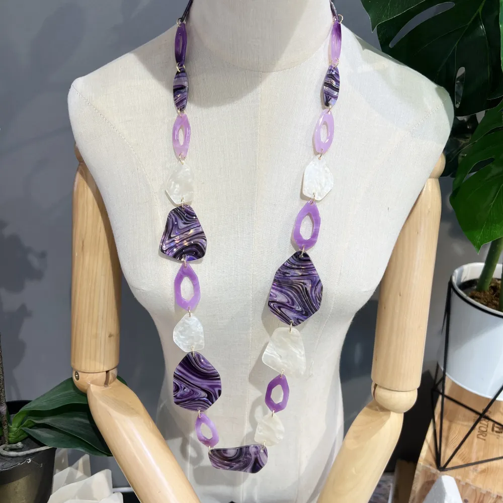 Catena-Collana Lunga Moda in Resina - CML-XL-16111