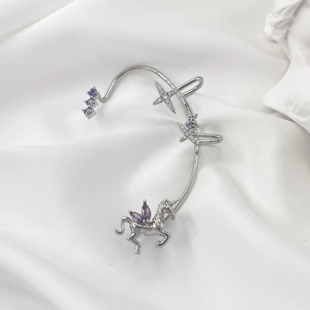 Unicorno-Earcuff in Ottone - EAK-493-11