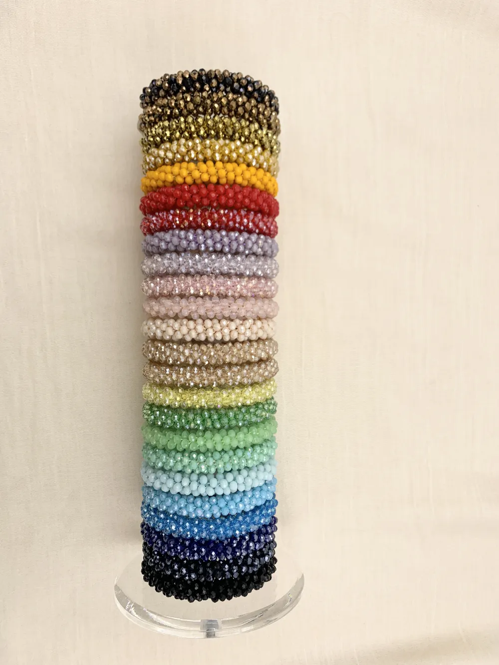 ESP1414- Tubo Alto 25cm - Espositore Porta Bracciali - ESP1414- Tubo Trasparente Alto 25cm - Espositore