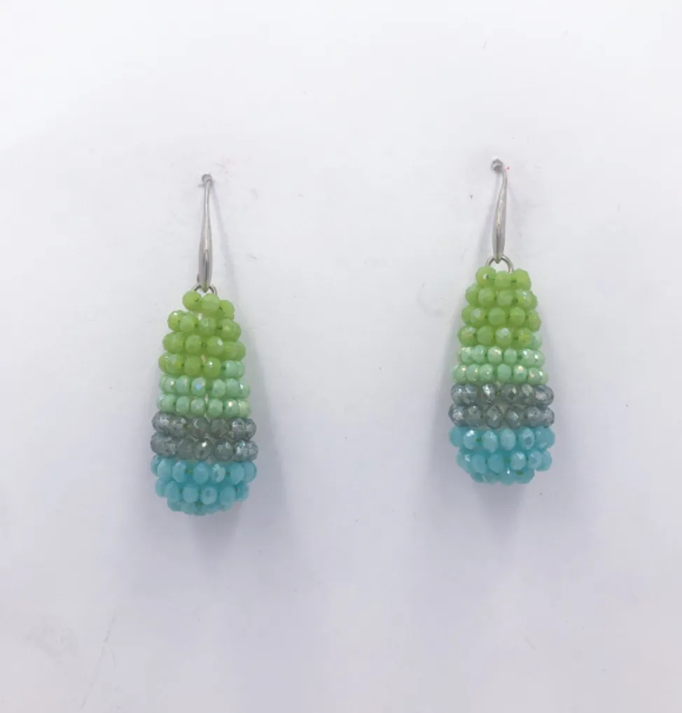 Orecchini in vetro - Goccia -Orecchini cristallo