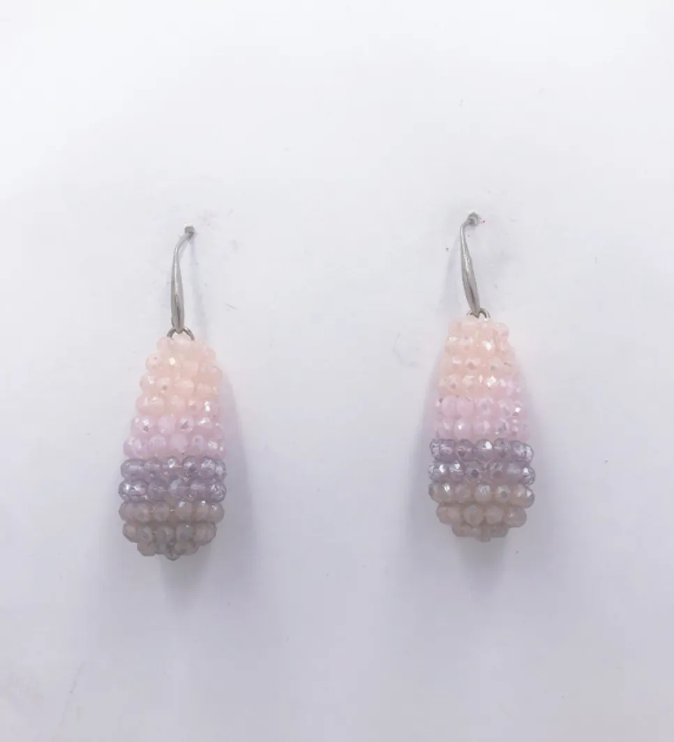 Orecchini in vetro - Goccia -Orecchini cristallo