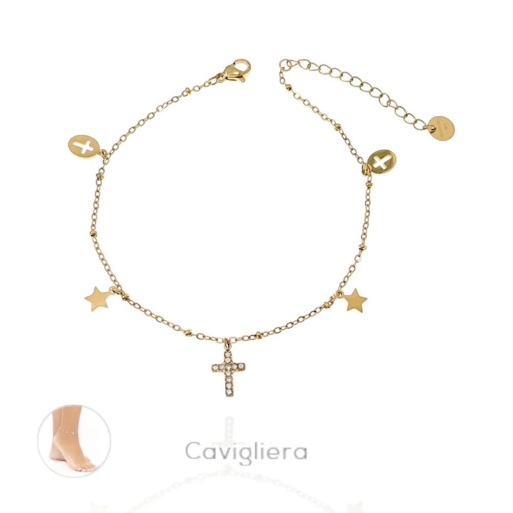 Croce-Cavigliere in Acciaio - KAV-103-AA1117B