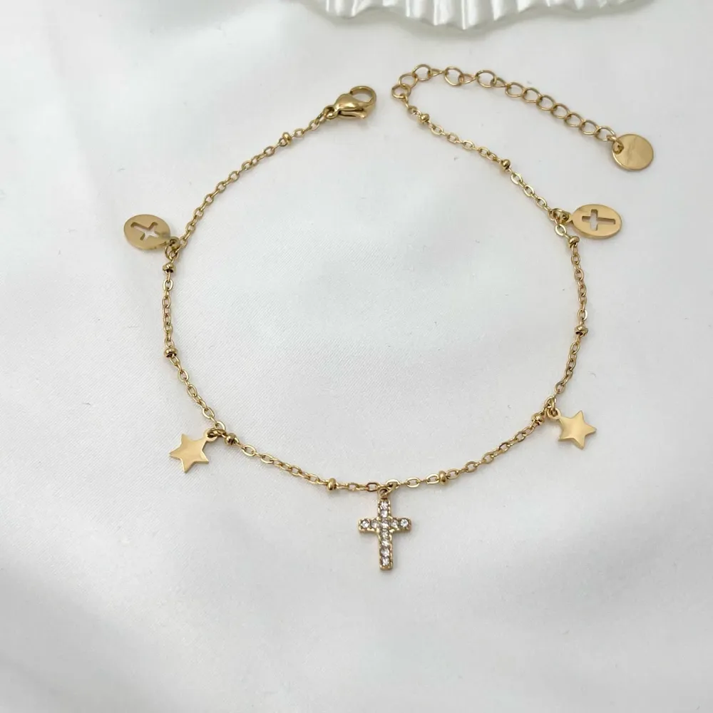 Croce-Cavigliere in Acciaio - KAV-103-AA1117B