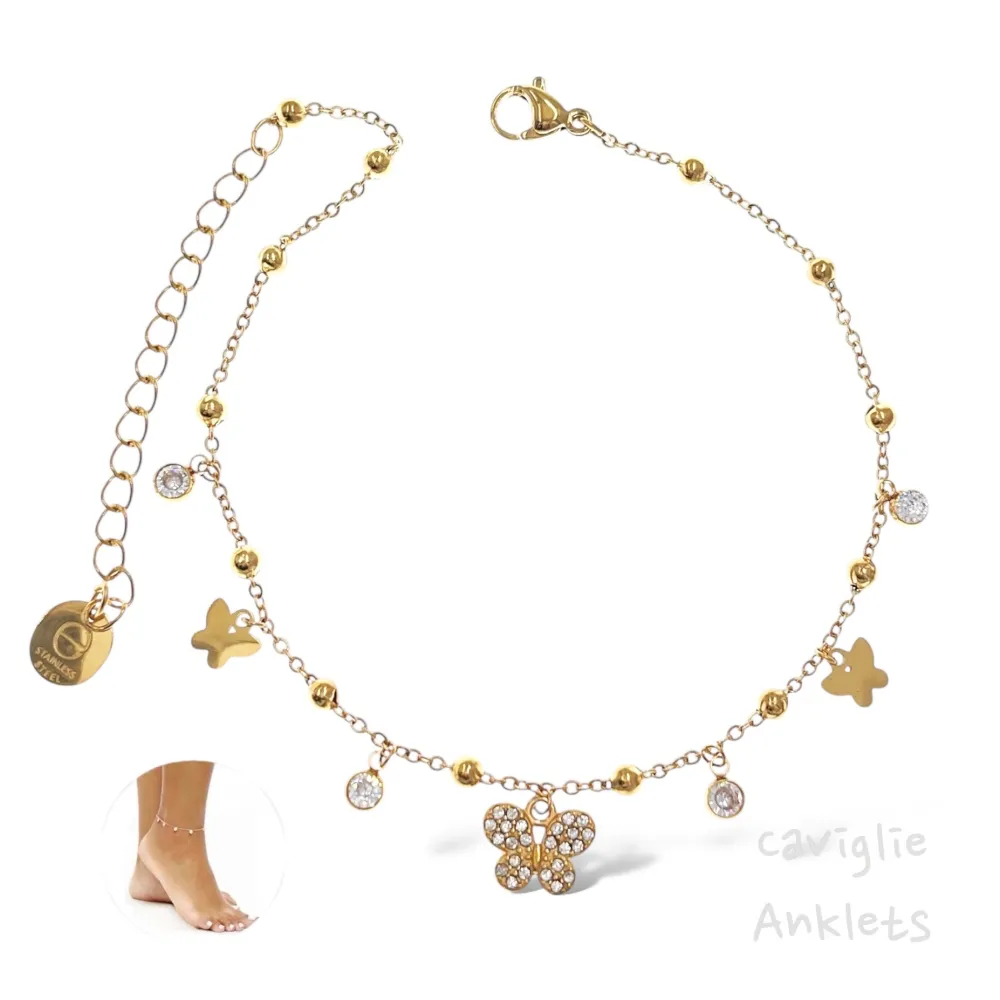 Farfalla-Cavigliera in Acciaio - KAV-103-AA4664B