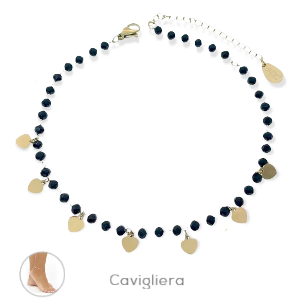 Cuore Rosario-Cavigliera in Acciaio - KAV-413-1584