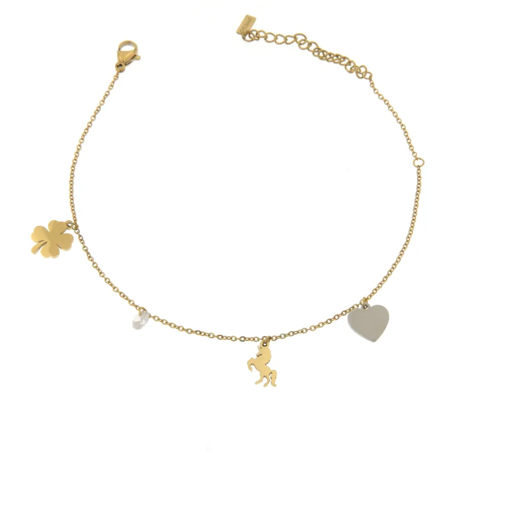 Unicorno 3075 - Cavigliera in Acciaio - KAV-413-183