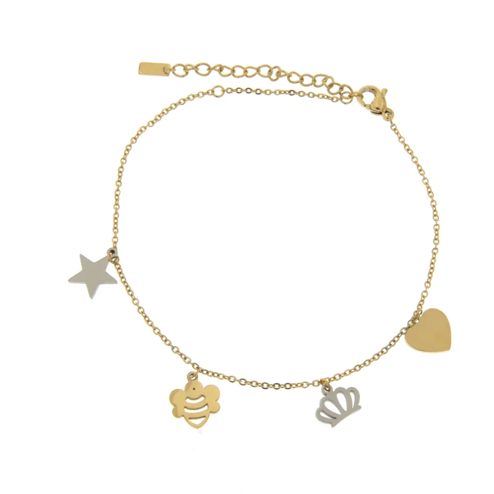 Ape Corona 3076 - Cavigliera in Acciaio - KAV-413-184