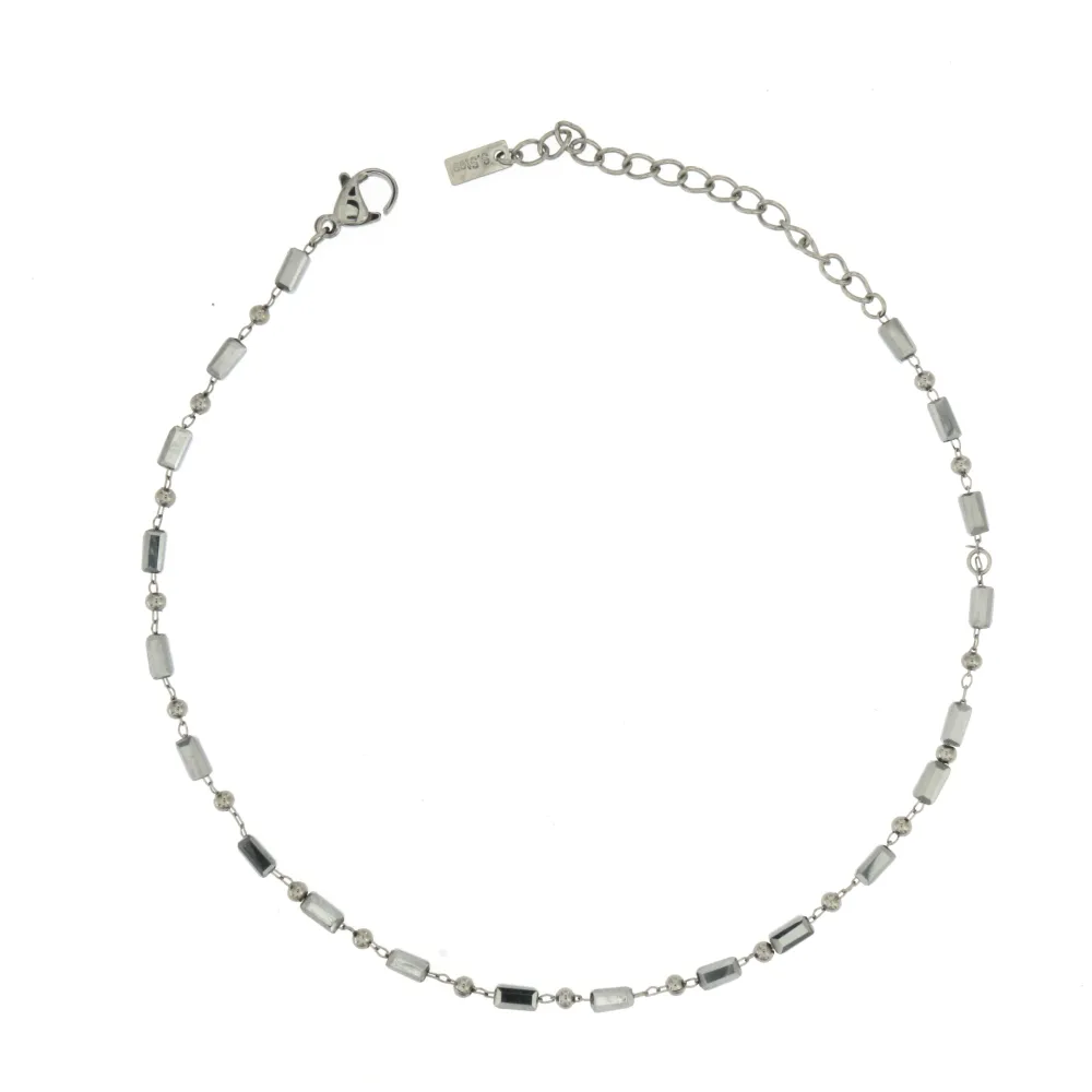 KAV-Cristalli 5253- Cavigliere in Acciaio - KAV-413-RT48