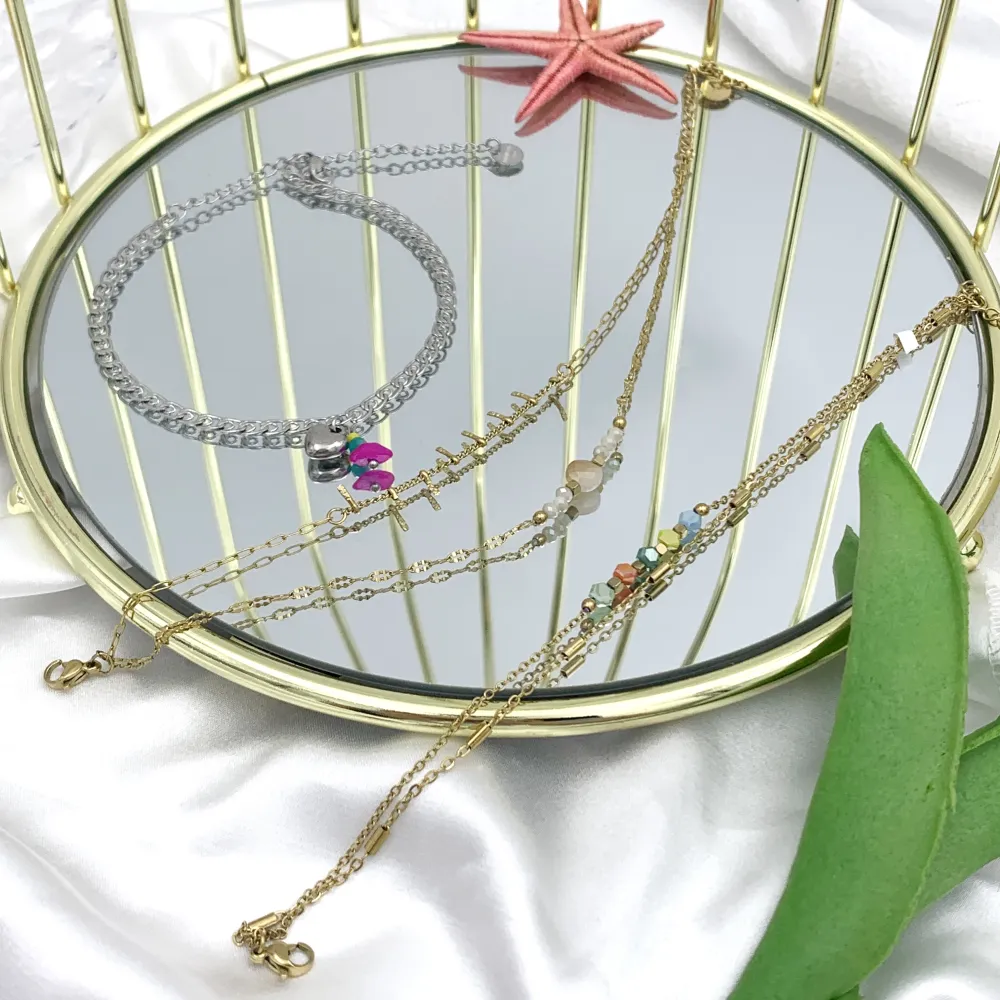 Mix Catene-12Pz Cavigliere in Acciaio - KPA-732-21