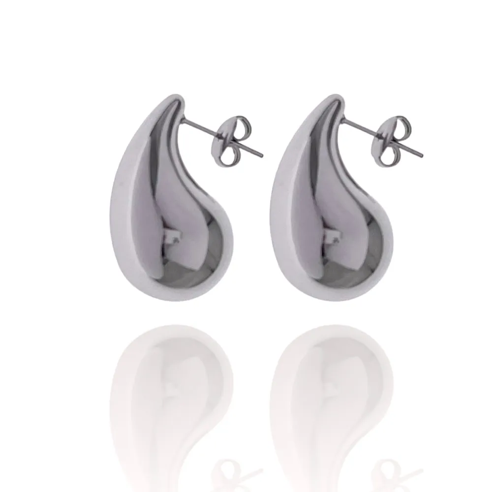 Goccia Piccola-Orecchini in Acciaio - OAP-103-AA3072E S 26mm