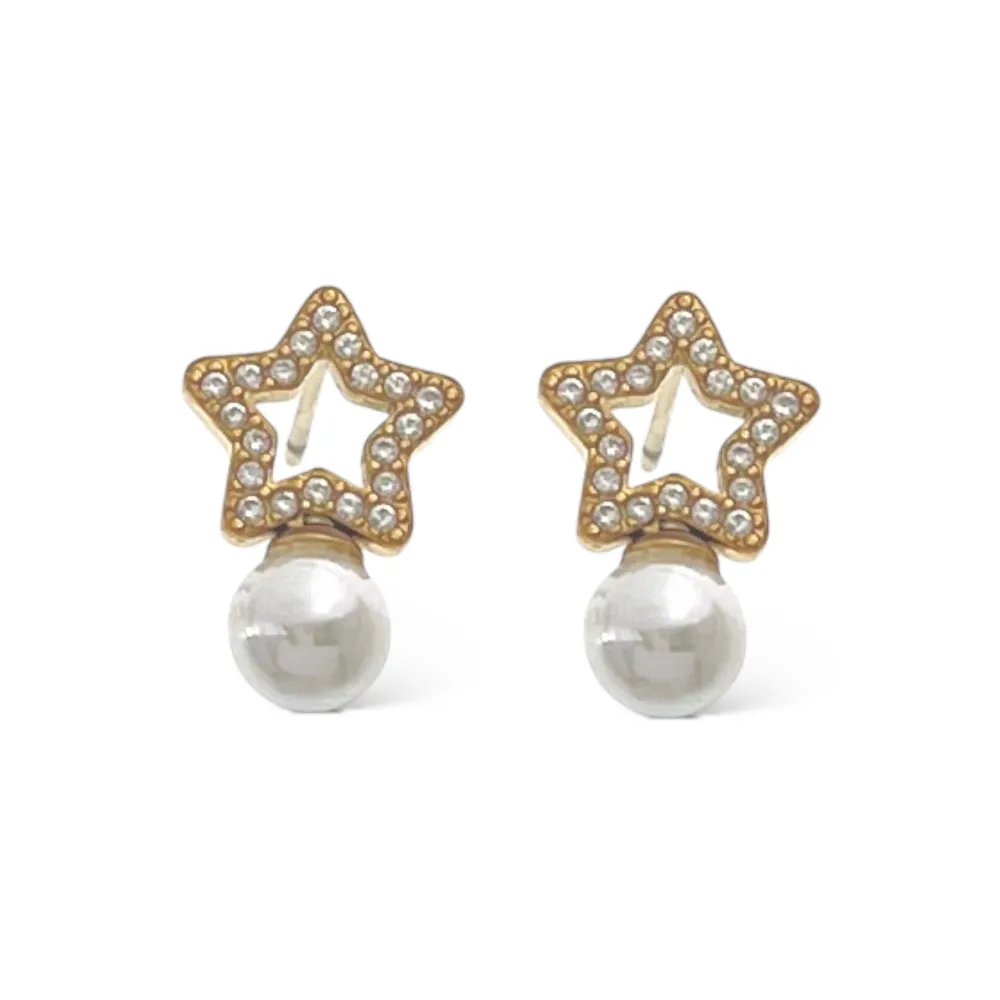 Stella Perla -Orecchini in Acciaio - OAP-103-AA5039E