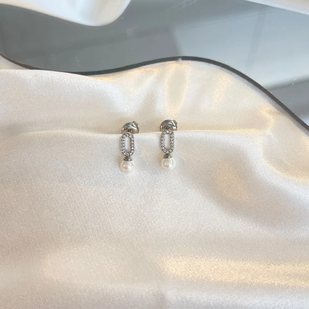 Ovale Perla -Orecchini in Acciaio - OAP-103-AA5042E